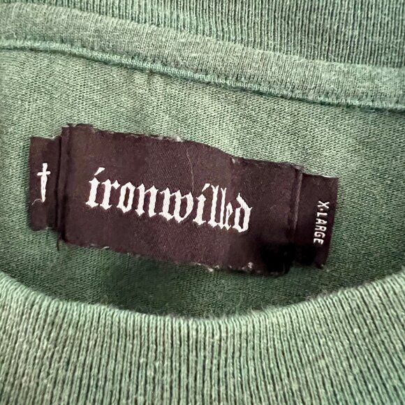 Ironwilled STAPLE OVERSIZED TEE - VINTAGE GREEN (Men/X- Large) - Picture 4 of 5